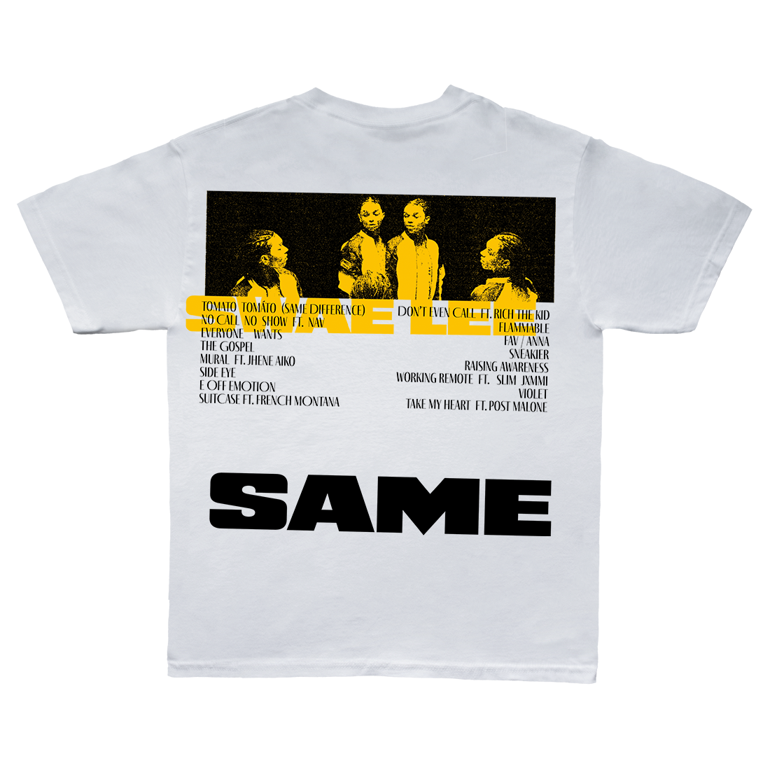 Same Difference T-shirt back